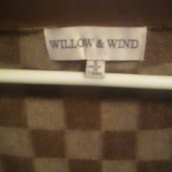 Willow & Wind Checkered Two Piece Cardigan Set - Picture 2 of 4